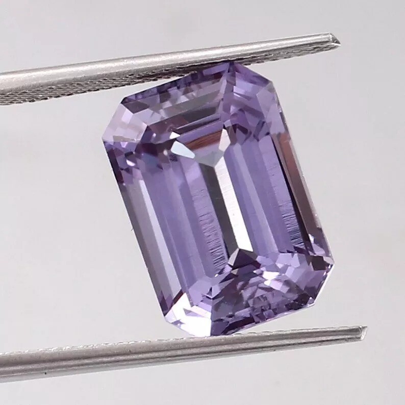 Brazilian Unheated Alexandrite Loose Emerald Cut Jewelry Making Gemstone 8.12 Ct