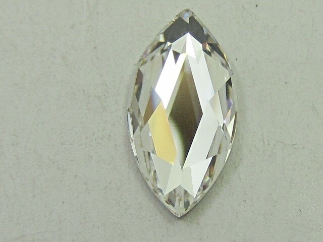 12 pcs. MARQUISE 8×3.5mm CRYSTAL STAR BRIGHT FLATBACK Rhinestones