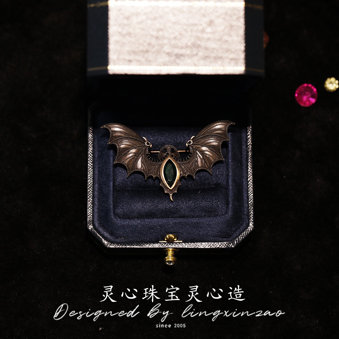 Original Design Bat Brooch High-end Luxury Personality Trend Limited Edition