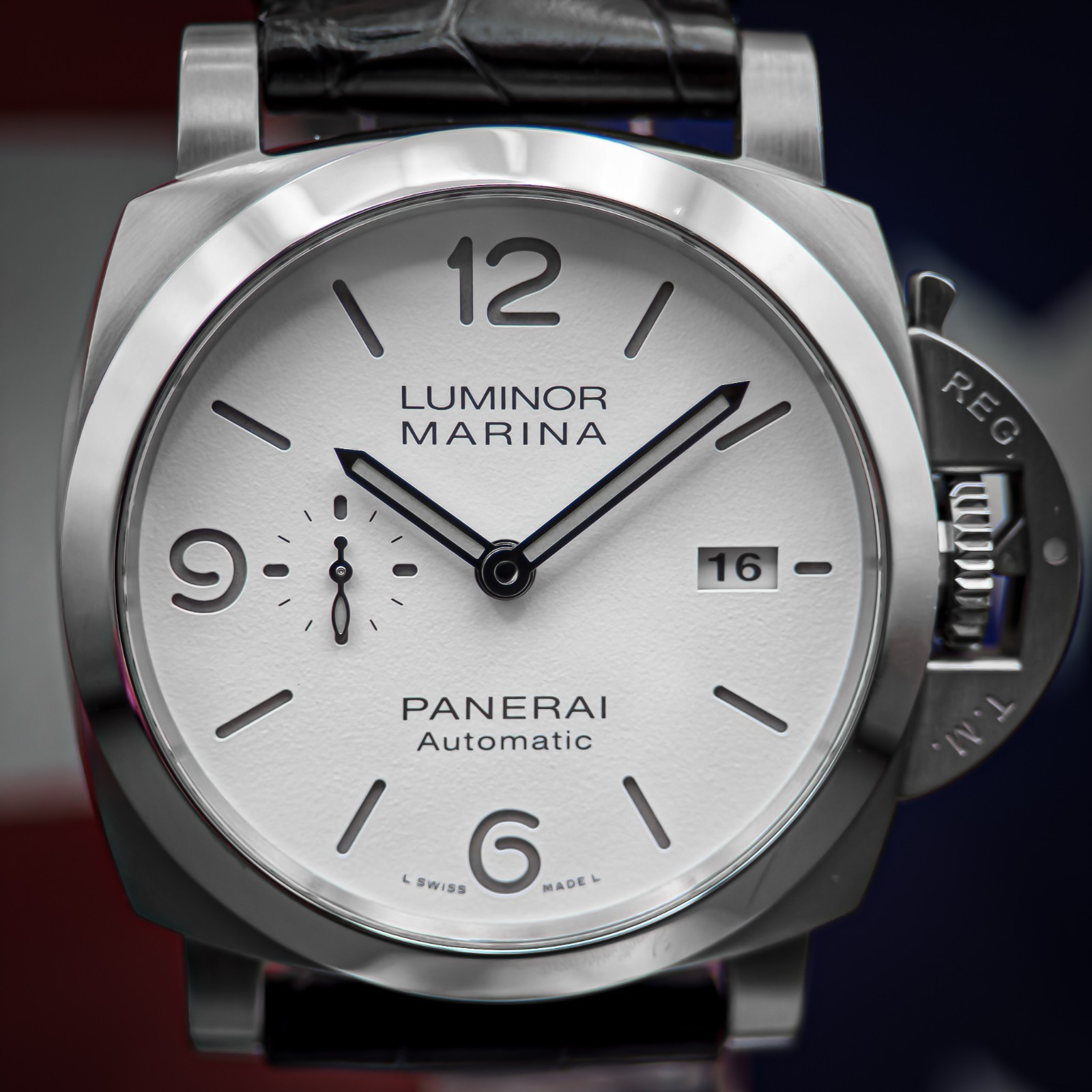 Panerai Luminor Marina PAM01314 White Dial 44mm Stainless Steel | Box and Papers