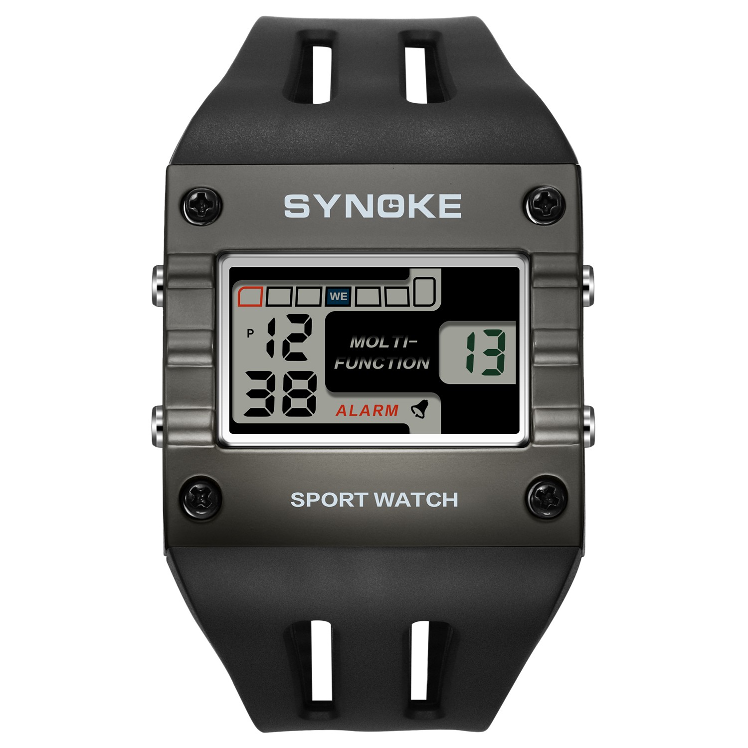 Men’s Digital Sports Watch LED Screen Large Face Military Waterproof Wristwatch