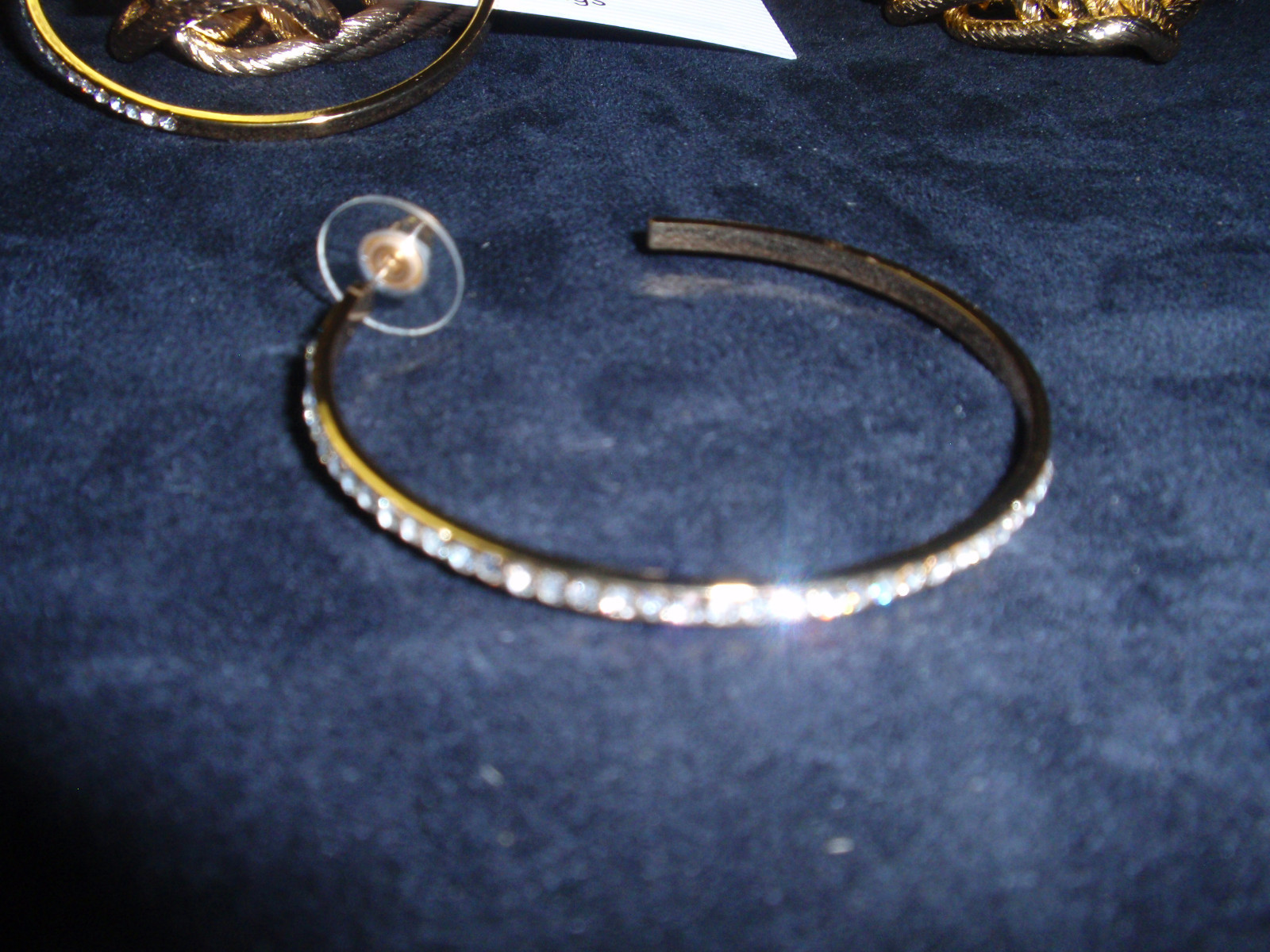 Park Lane Jewelry “LIV” Necklace & “AMUSE” Earrings, Goldtone Crystals, NEW!