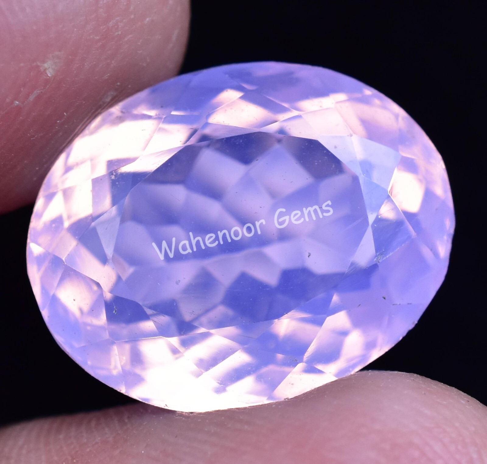 Natural Pink Opal 13.80 Ct Oval Certified Unheated Welo Australian Gemstone