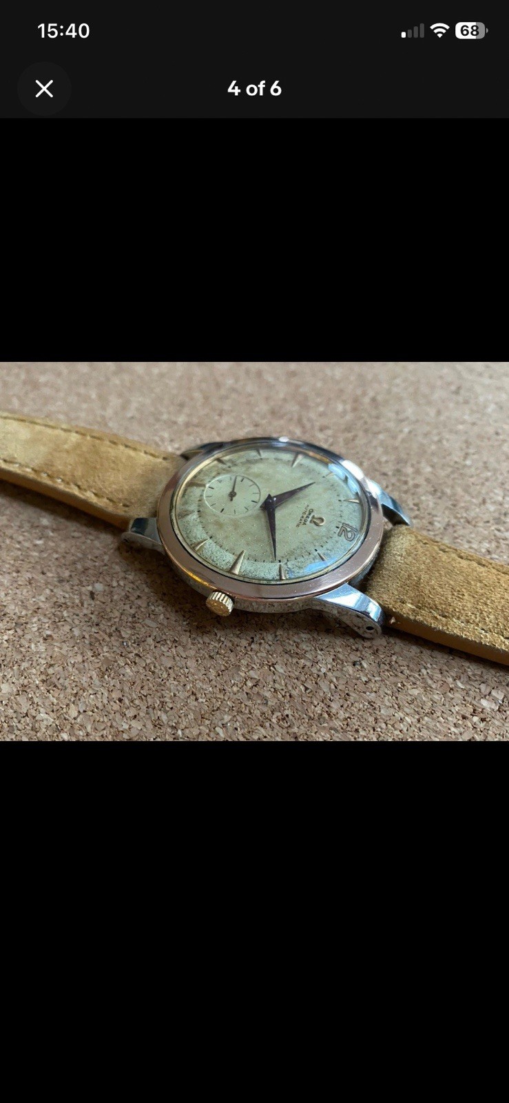 Omega Automatic 1950s Steel Jumbo, Small Seconds, Pre Seamaster Ref.2493-2