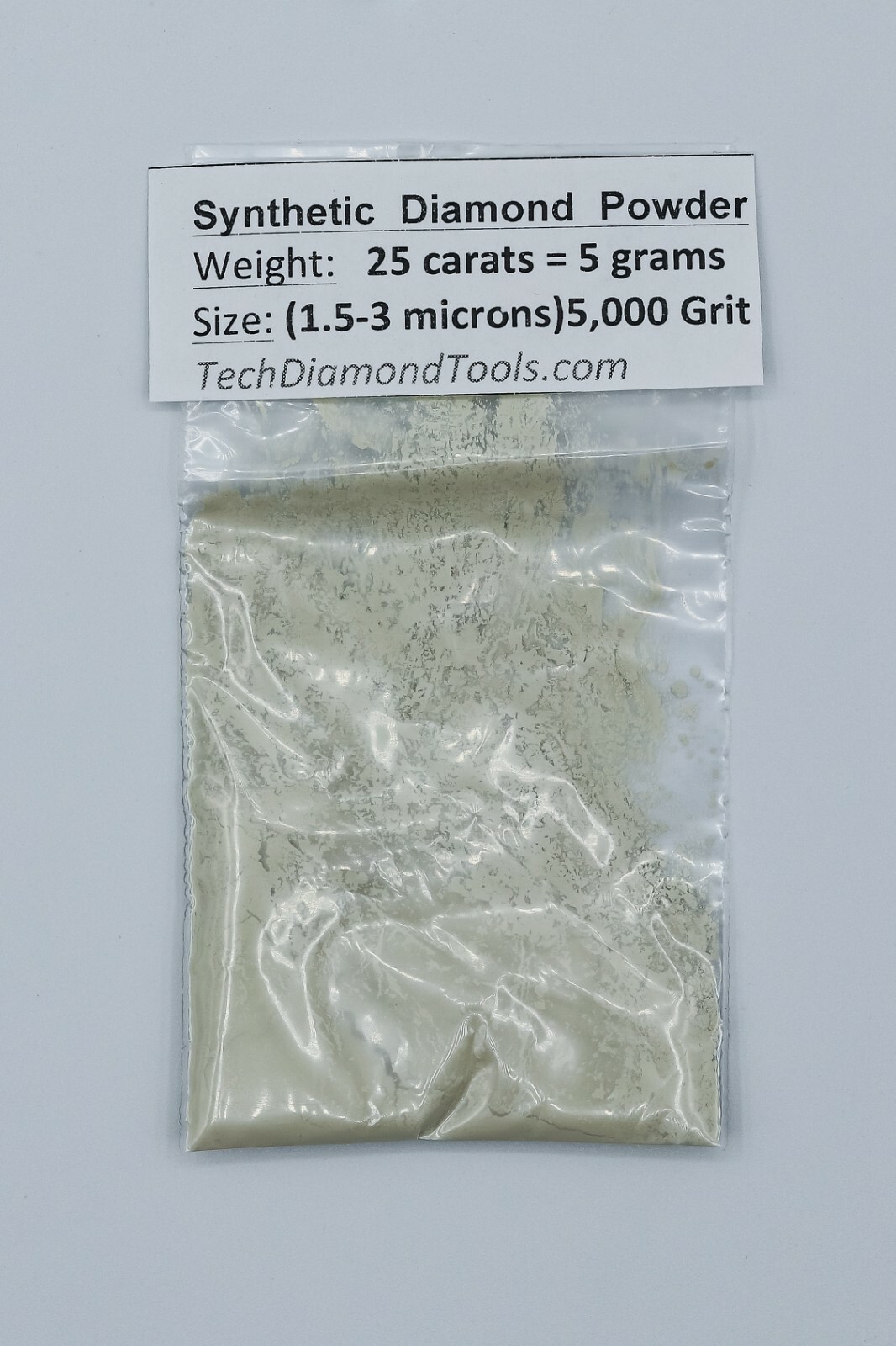 Polishing Lapping Diamond Powder 200.000 to 400 Grit Mesh Weight 25 Carat 5 Gram