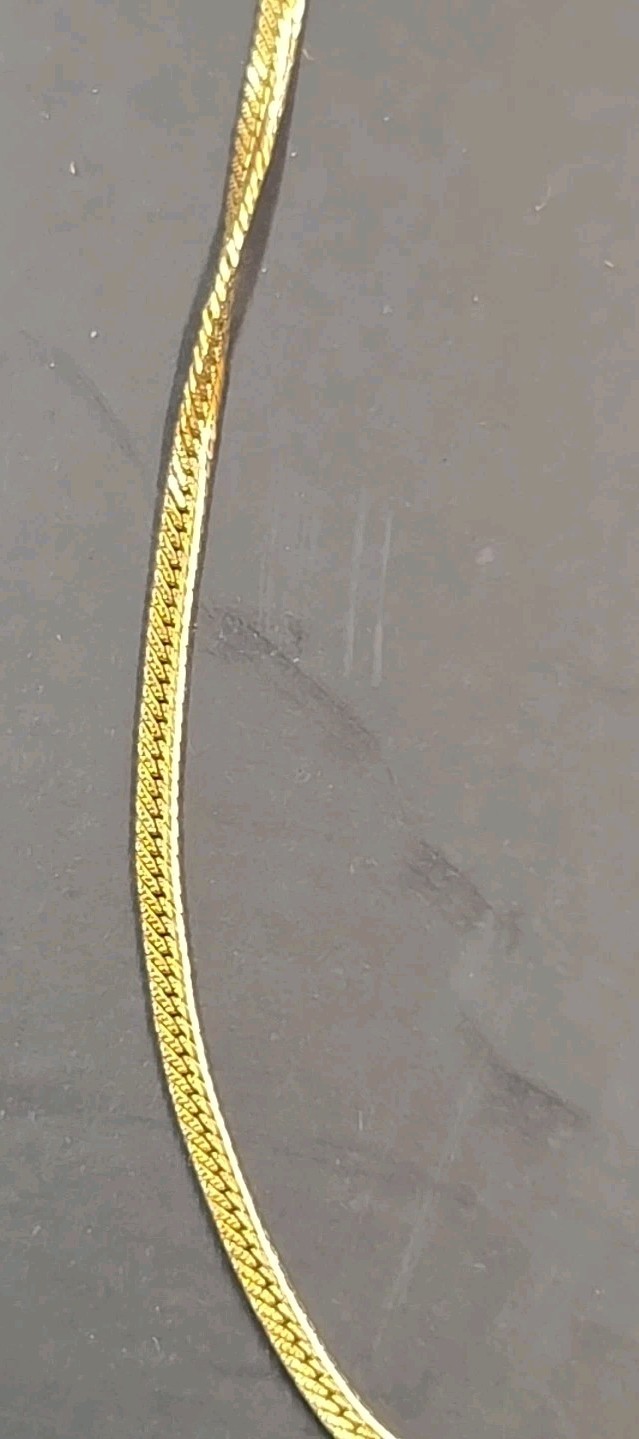 American Showcase Gold Tone Necklace Korea 18” Basic Chain Necklace Jewelry