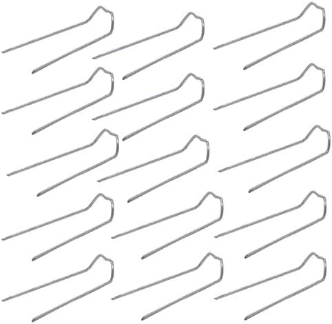 100 Pieces Floral Pins, 1.7 Inch Floral U-Pins Small Craft Plant Pin Greening Fe