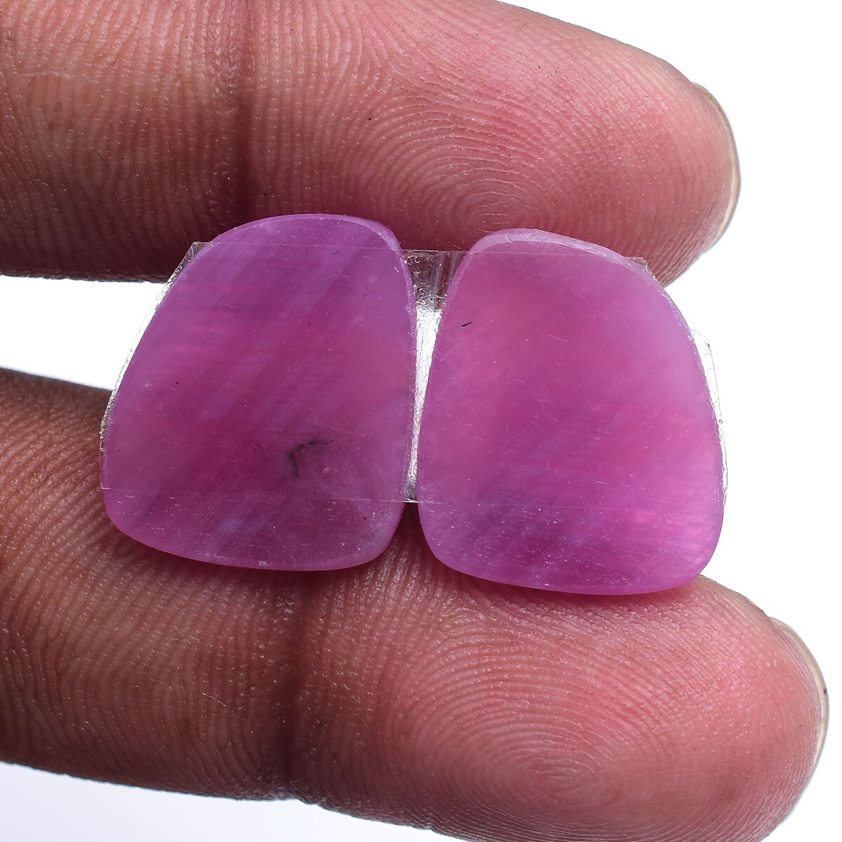 28.00 Cts Natural Untreated Ruby Pair Checker Cut Loose Gemstones Wholesale Lot