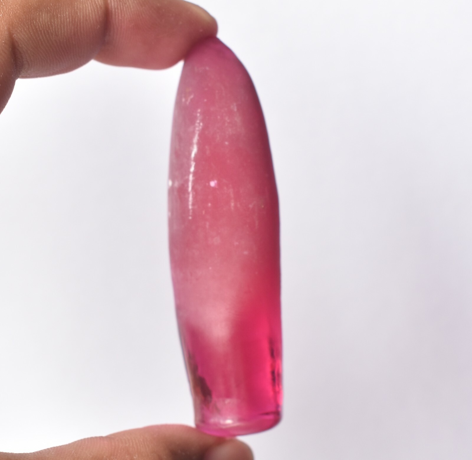 Natural Red Ruby Corundum 249 Ct. Specimen Crystal Pencil Rough Loose Gemstone
