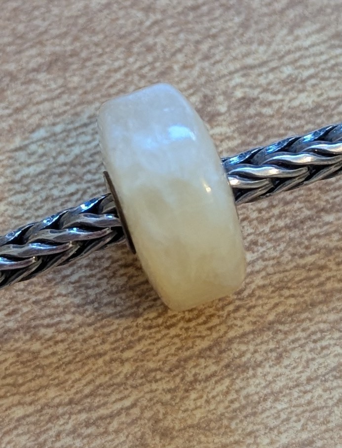 Authentic TrollBeads Yellow Jade Bead