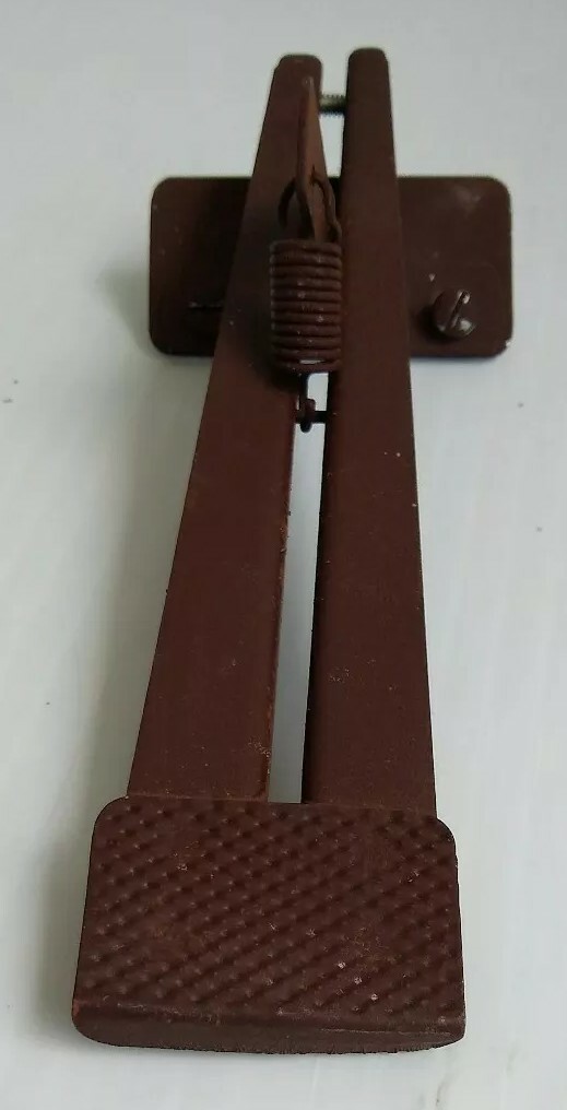 Vintage Metal G-S Flexo Crystal Watchmakers Cabinet’s Pedal