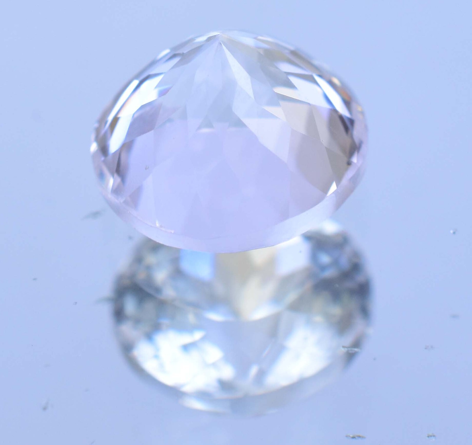 Natural 8.20 Ct White Montana Sapphire Round Cut Certified Rare Loose Gemstone