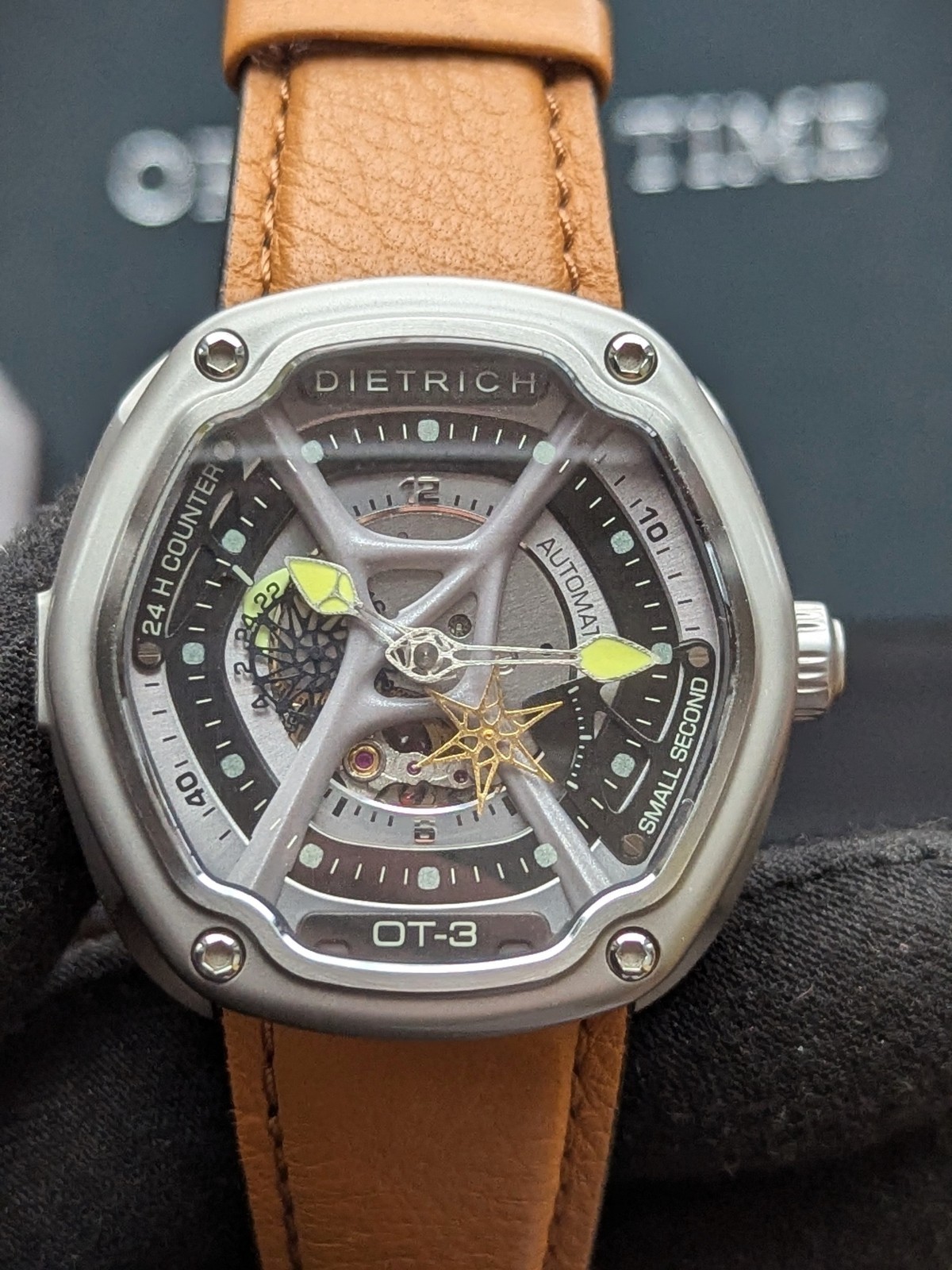 Dietrich OT3 Organic Time Mechanical Automatic Multi Layer Dial Partial Skeleton