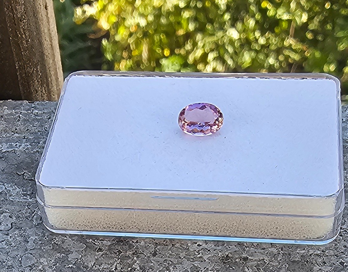 Pink Tourmaline 8.4 x6.2mm Oval Loose Gemstone!