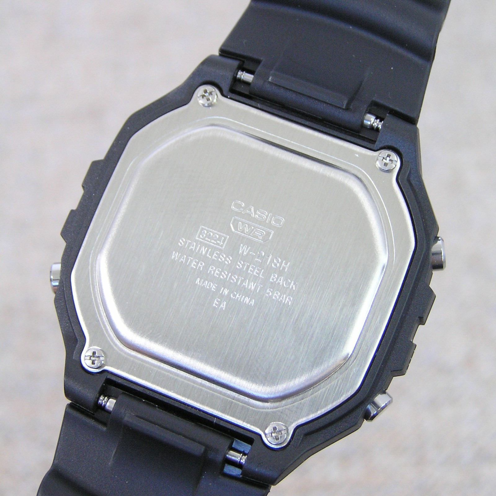 UK STOCK CASIO W-218H-5BJF Japan Exclusive Digital Watch Classic Imported Model