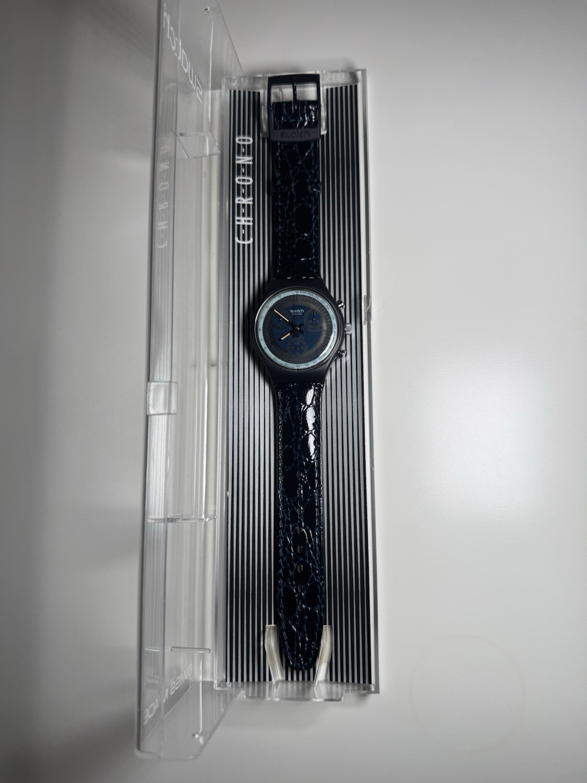 1991 Swatch Chrono SCN102 Silver Star – Vintage