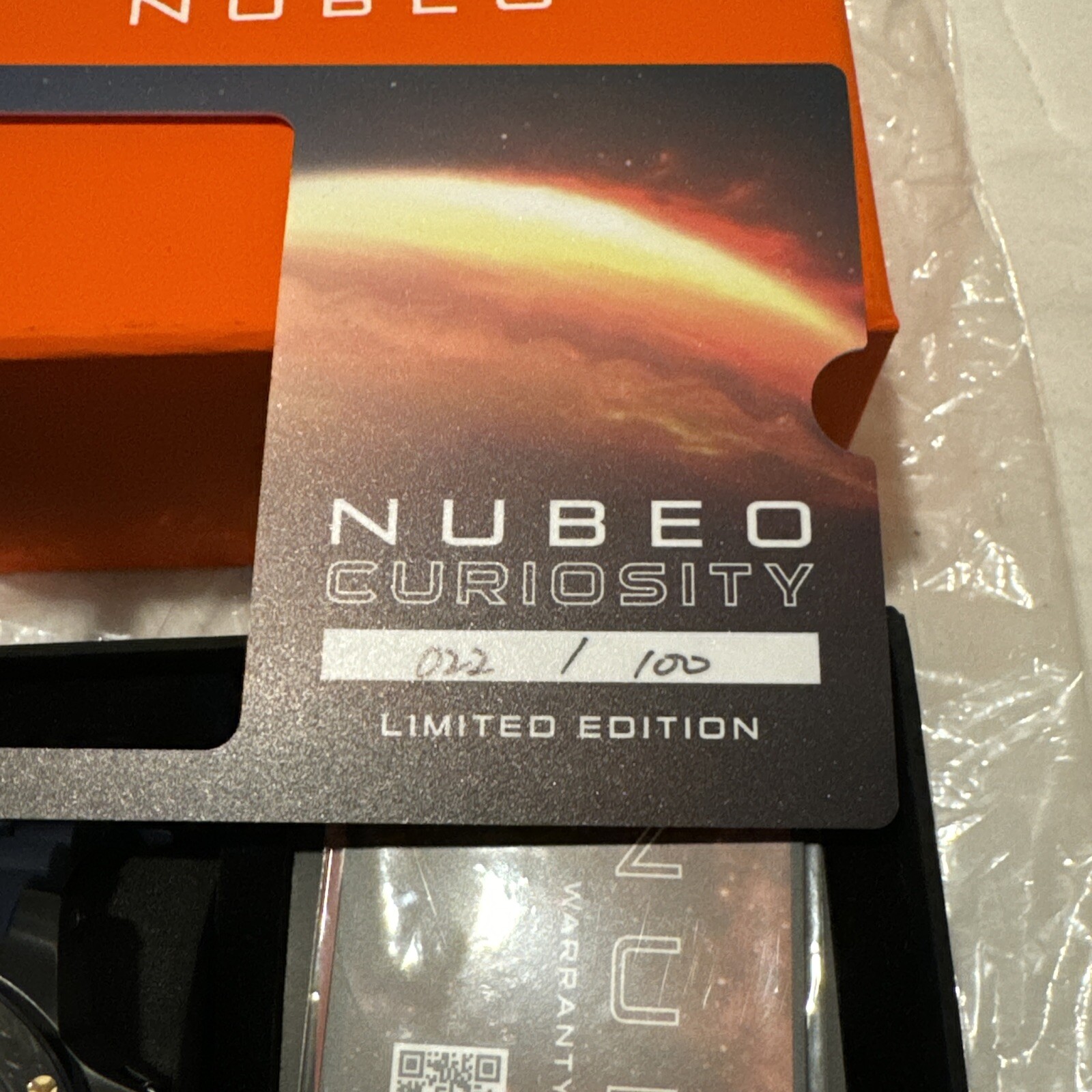 Nubeo Curiousity Limited Edition 22/100!