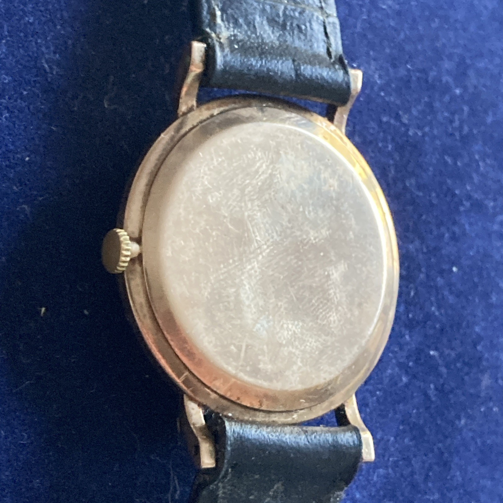 Mid century Majex 9ct Gold 21 Jewels Manual Wind Mens Watch