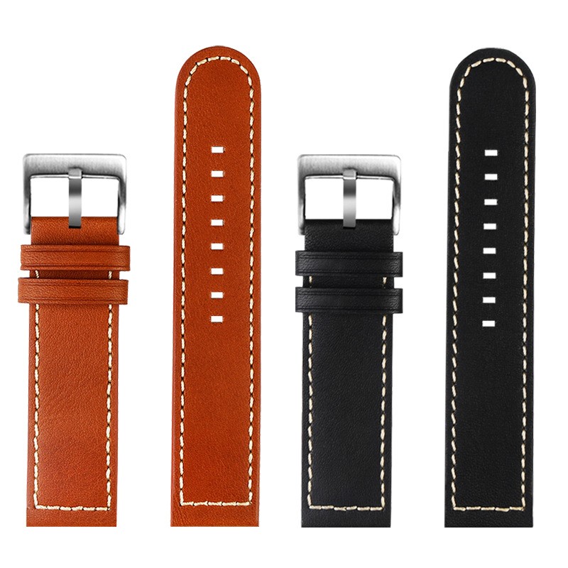 For Hamilton Khaki Field H70555533 H70455733 Genuine Leather Watch Strap 20 22mm
