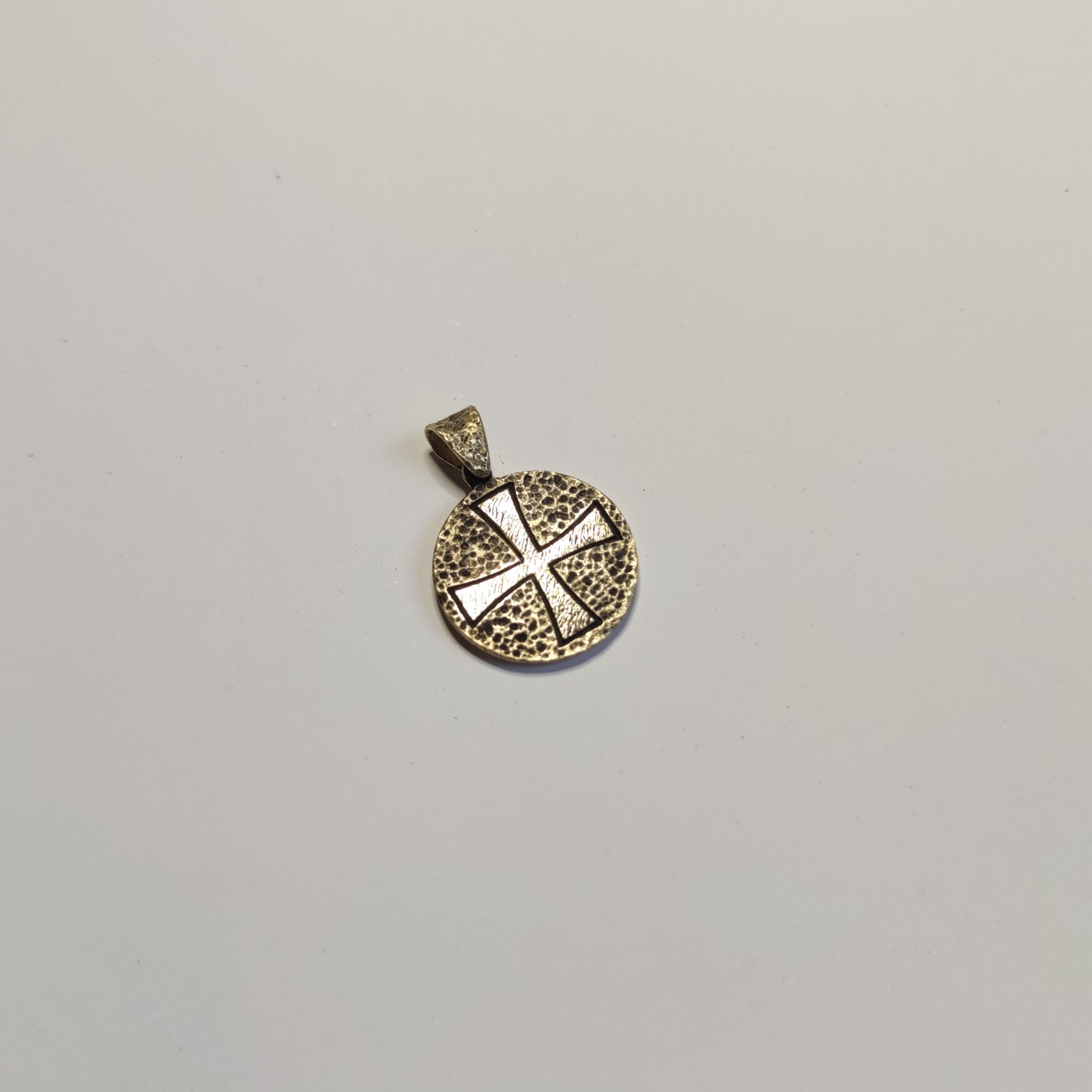 Gothic Cross Pendant Handmade Men Jewelry Birthday Gift