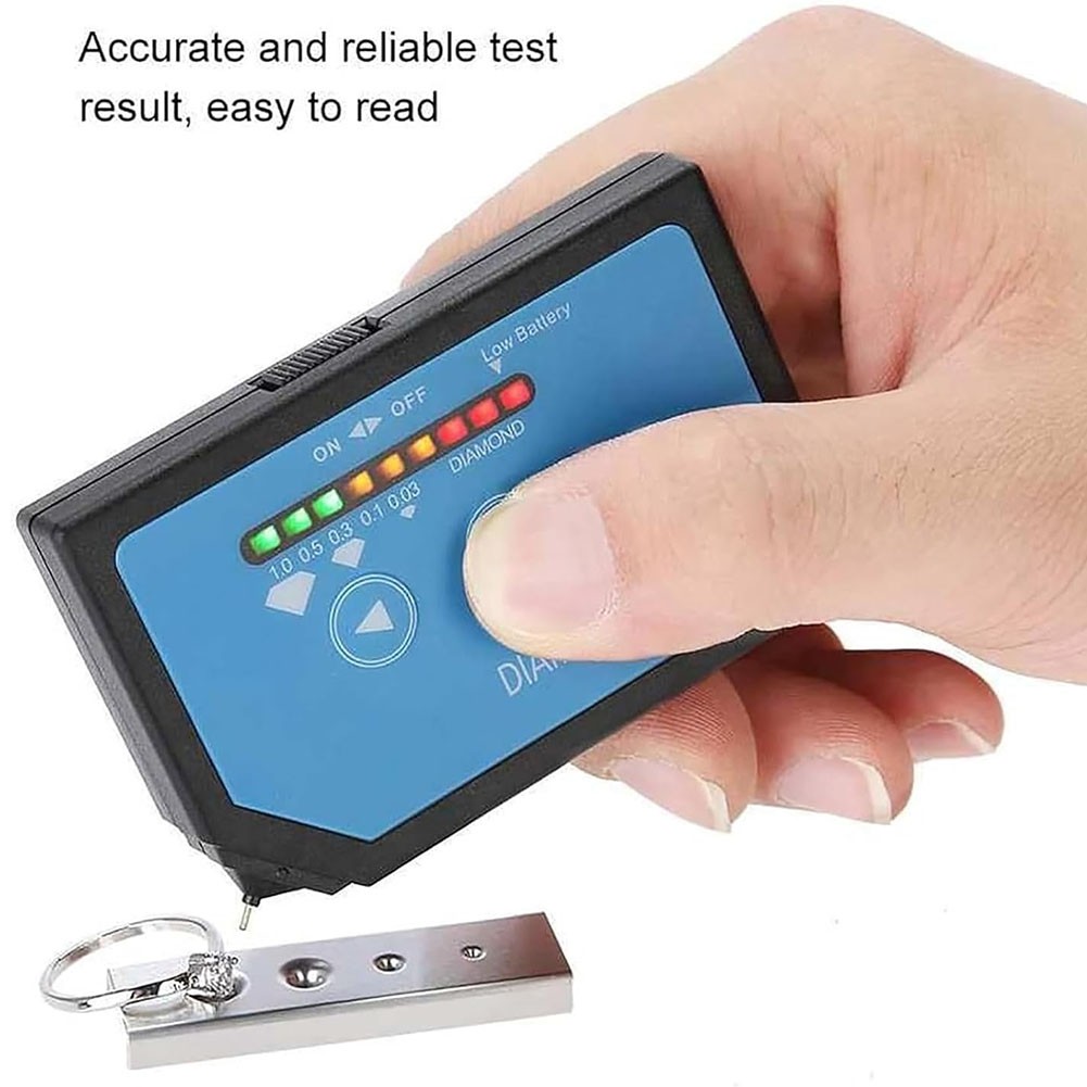 Gem Tester Gemstone Tester with LED Indicator Light for Stones V8S65236