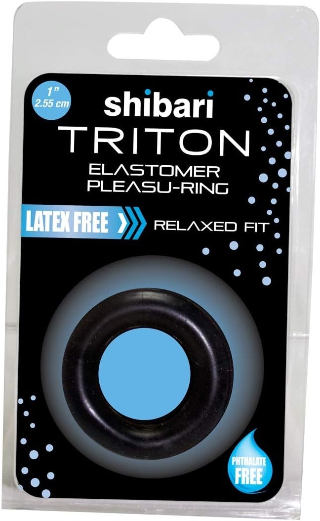 Phthalate-Free Black Elastomer Ring for Prolonged Comfort & Enjoyment