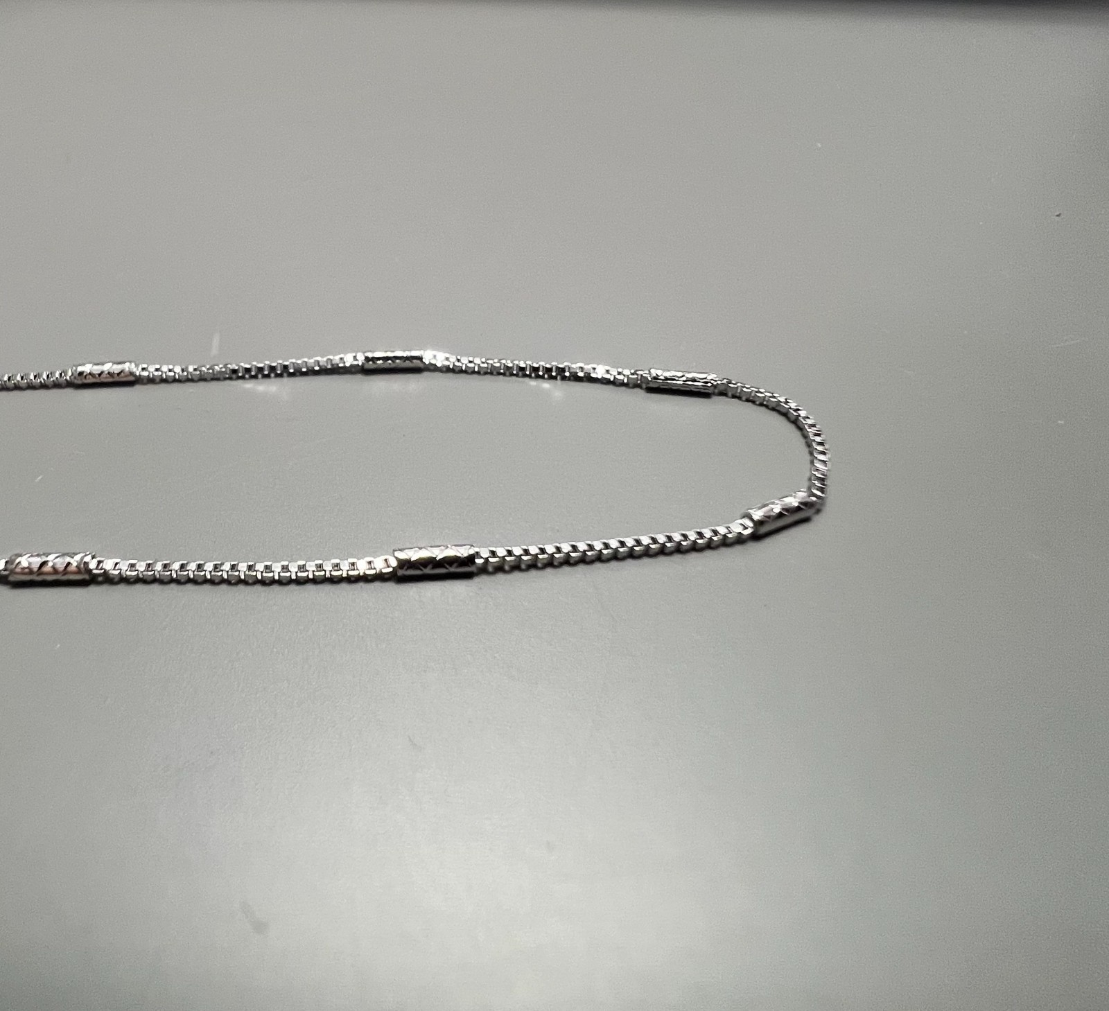Layered Basic White Chain Necklace – Copper Alloy Plated, Simple Choker