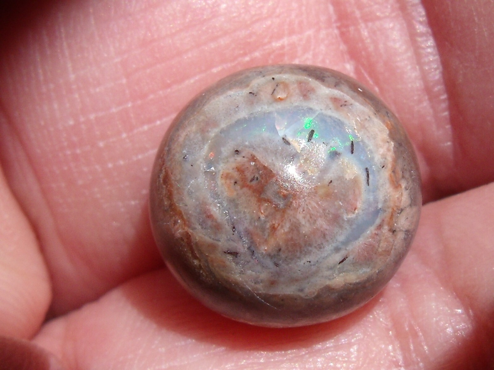 13.11 Ct. Mexican Cantera fire opal bead