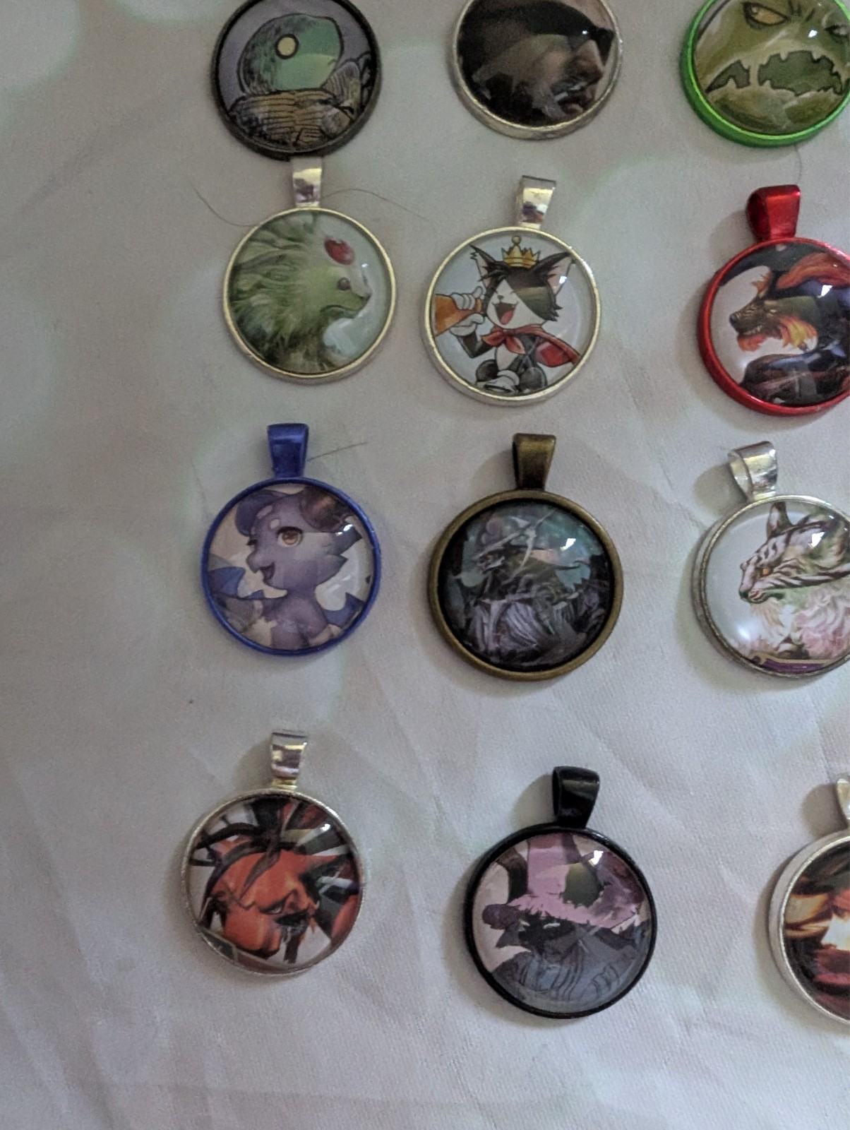 Lot of 27 Final Fantasy Handmade Pendants RPG Video Game Charms