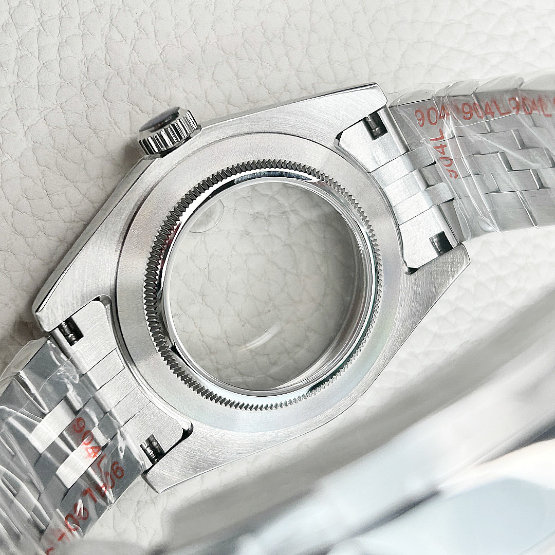 39mm stainless steel Fluted Watch Case Mod For Nh35 Nh36/38 Movement 28.5mm Dial