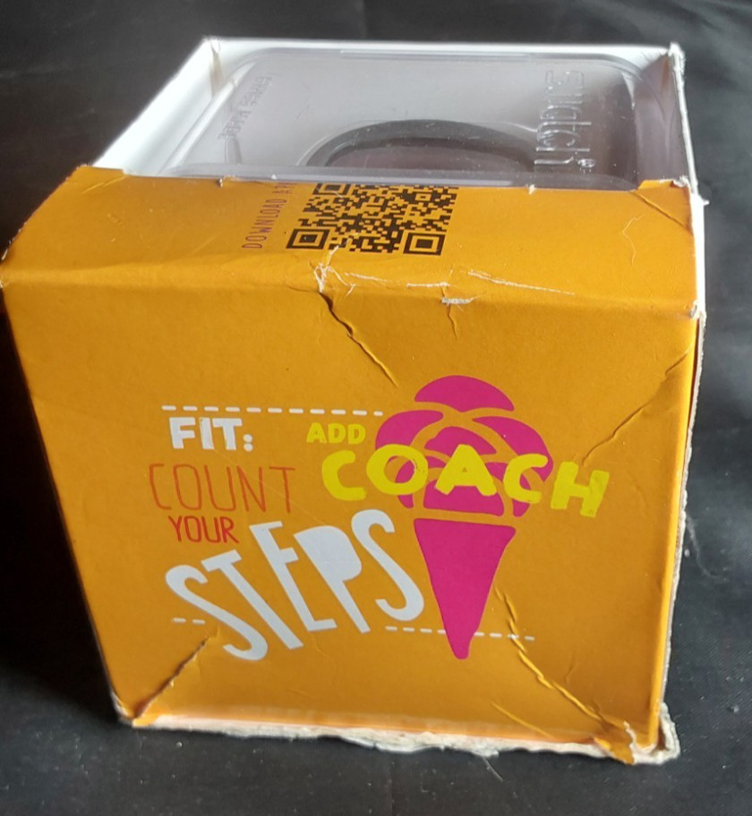 Swatch Touch Digital Watch w/Original & Papers Box-Tan/Grey Strap-UNTESTED!!!!