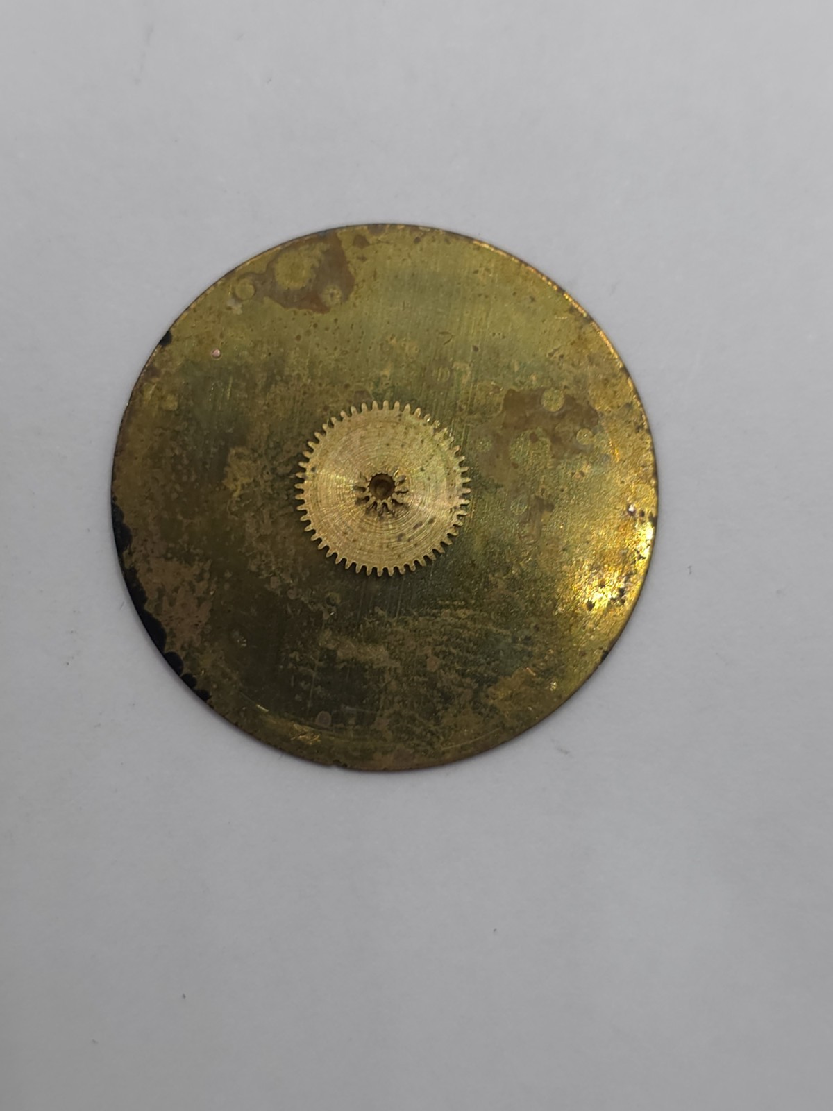 Vintage ORION Watch Movement Cal. BFG 866 Black Dial 2 Hands Main Spring Parts