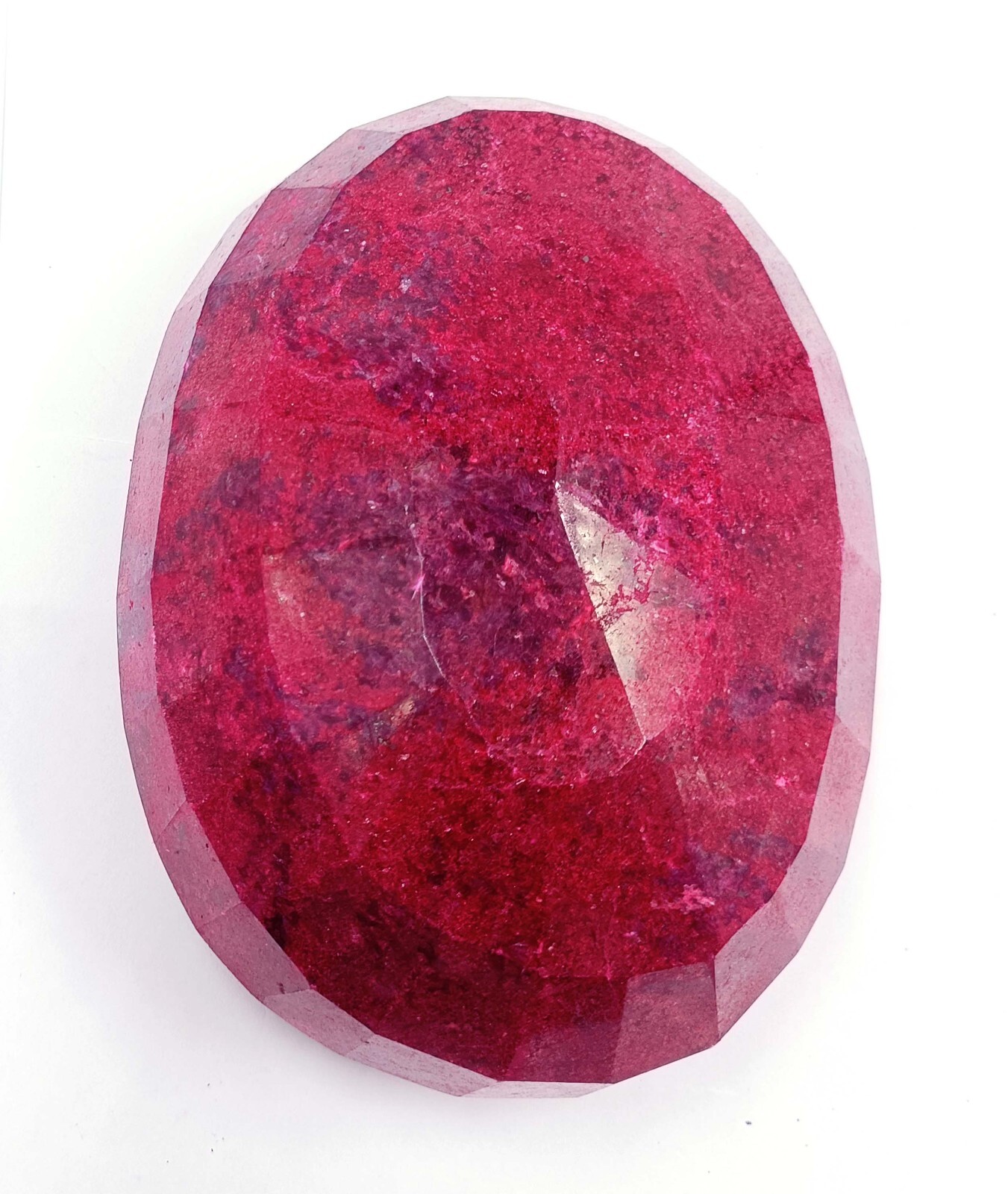 10000.00 Ct/2 Kg Natural Africa Red Ruby Oval Cut Certified Gemstone NMO
