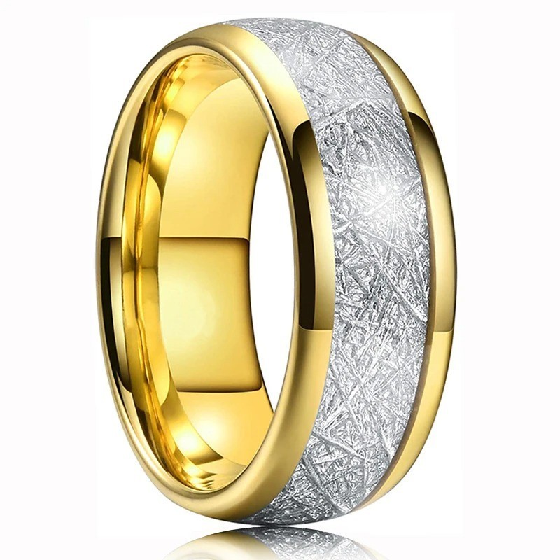 Men Women Gold Plated Blue Black Red Stainless Steel Celtic Dragon Band Ring 8mm