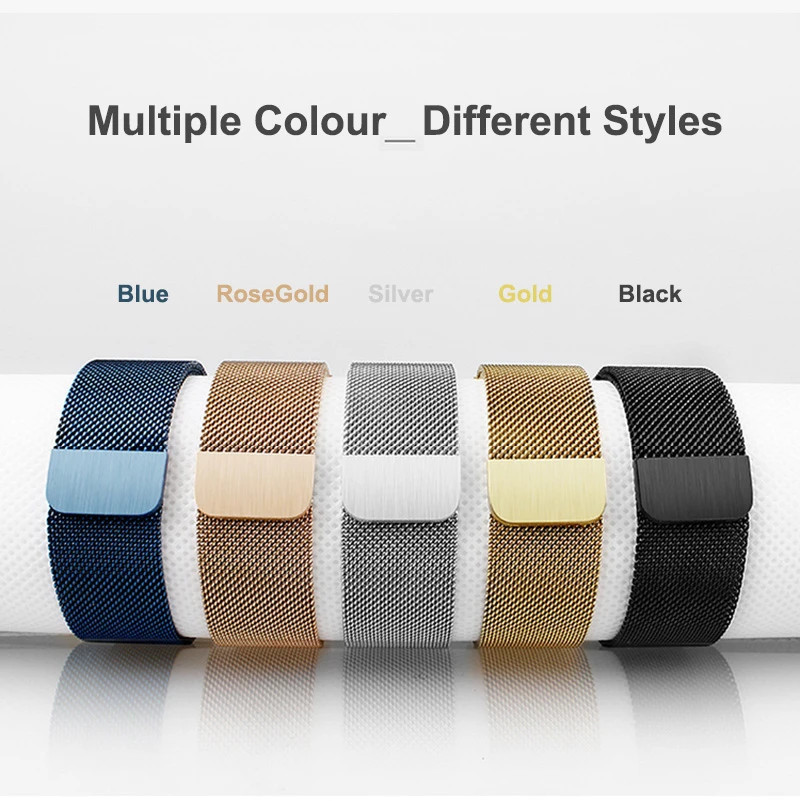 Milanese Loop Strap for Samsung Galaxy Watch 7 6 5 4 Magnetic Metal Watch Band
