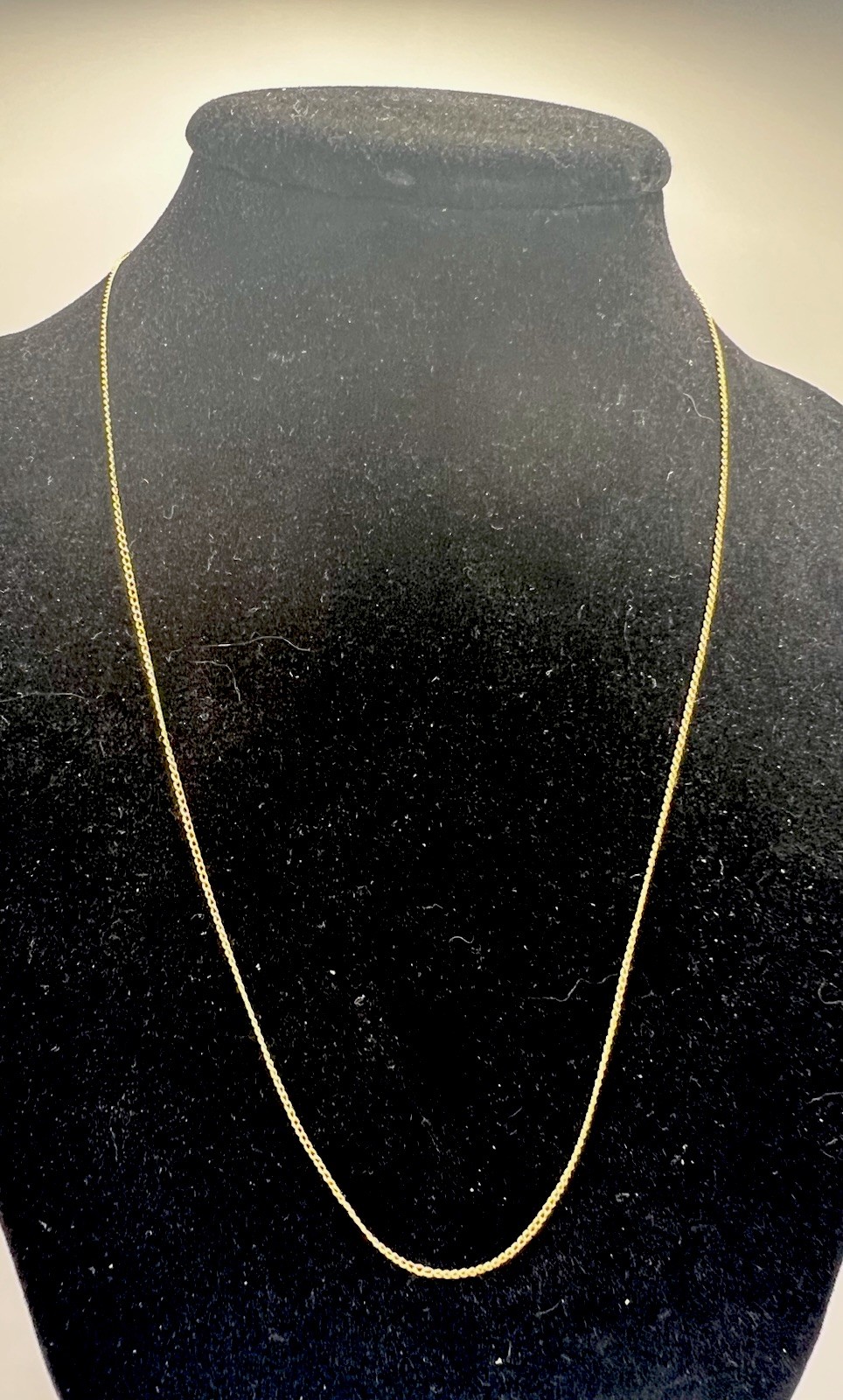 14k Gold Chain 15 Inch Yellow Gold .7 Grams