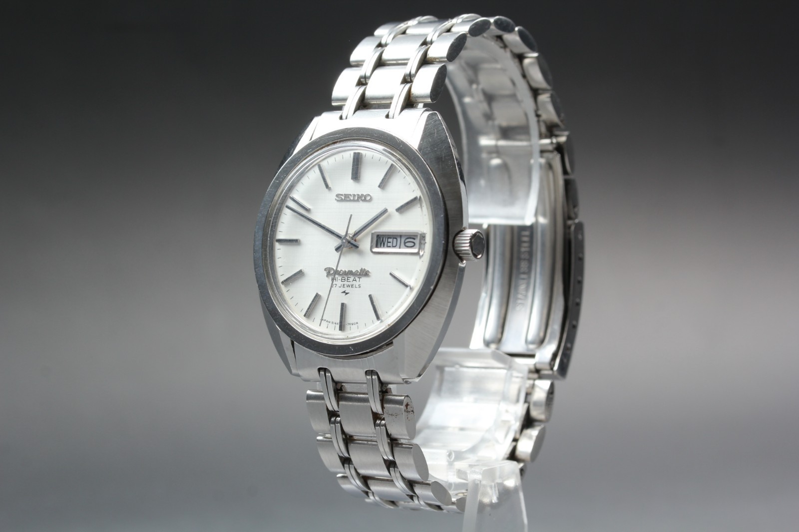 Genuine Belt [Exc+5] Vintage Seiko Presmatic 5146-7090 Hi-Beat Men AT Watch #2