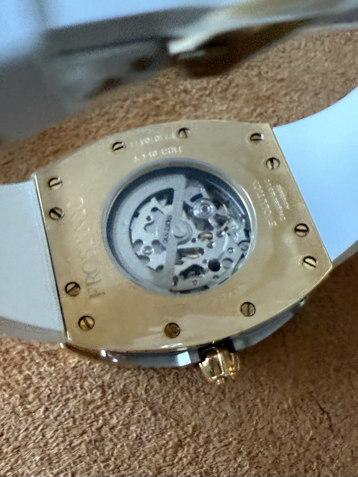 FROST NYC Evolution Auto Skeleton Sport Gold PVD| FRST-01-CY White $1500 Retail