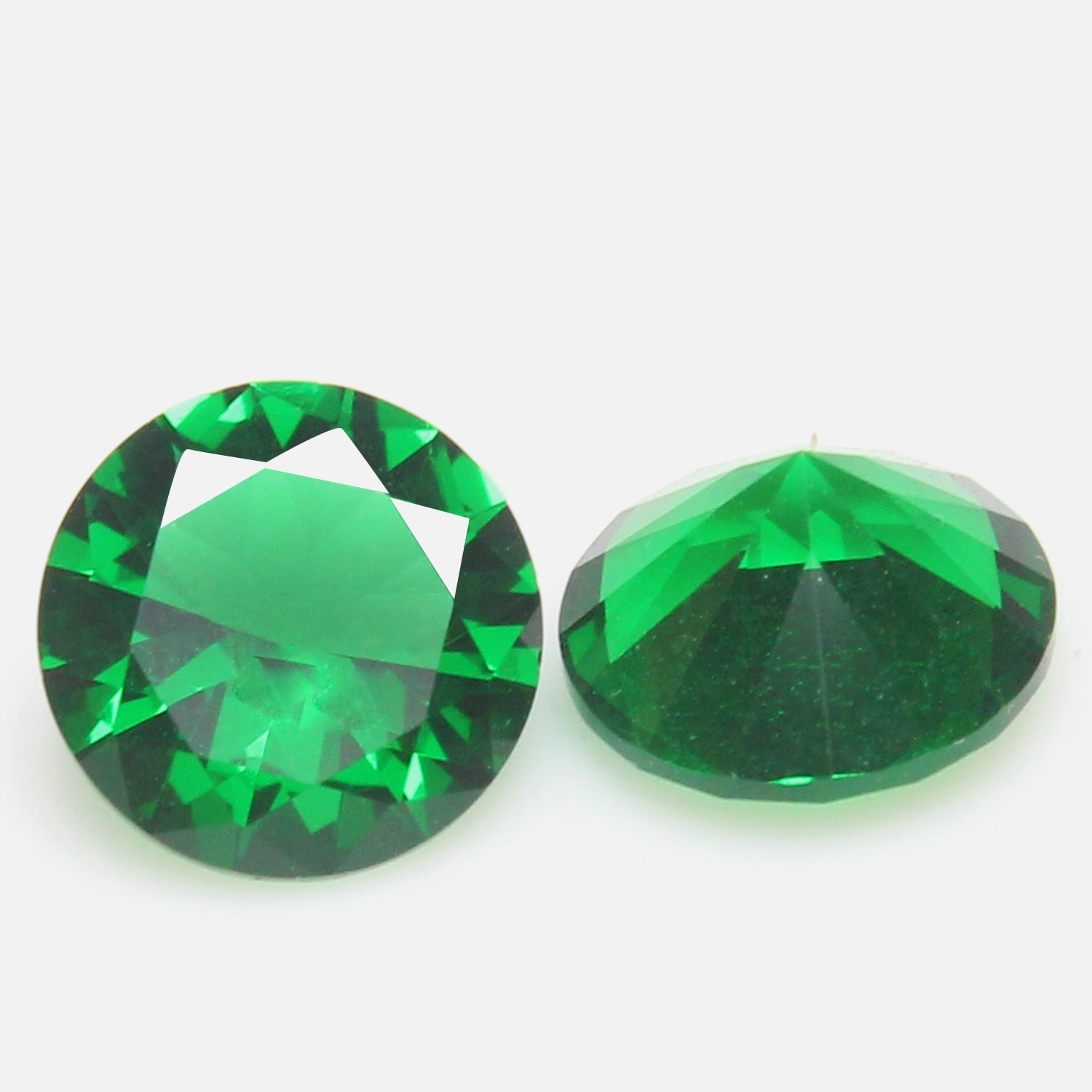 Natural Certified MUZO Colombian Green Emerald 7.00 MM Round Pair Loose Gemstone
