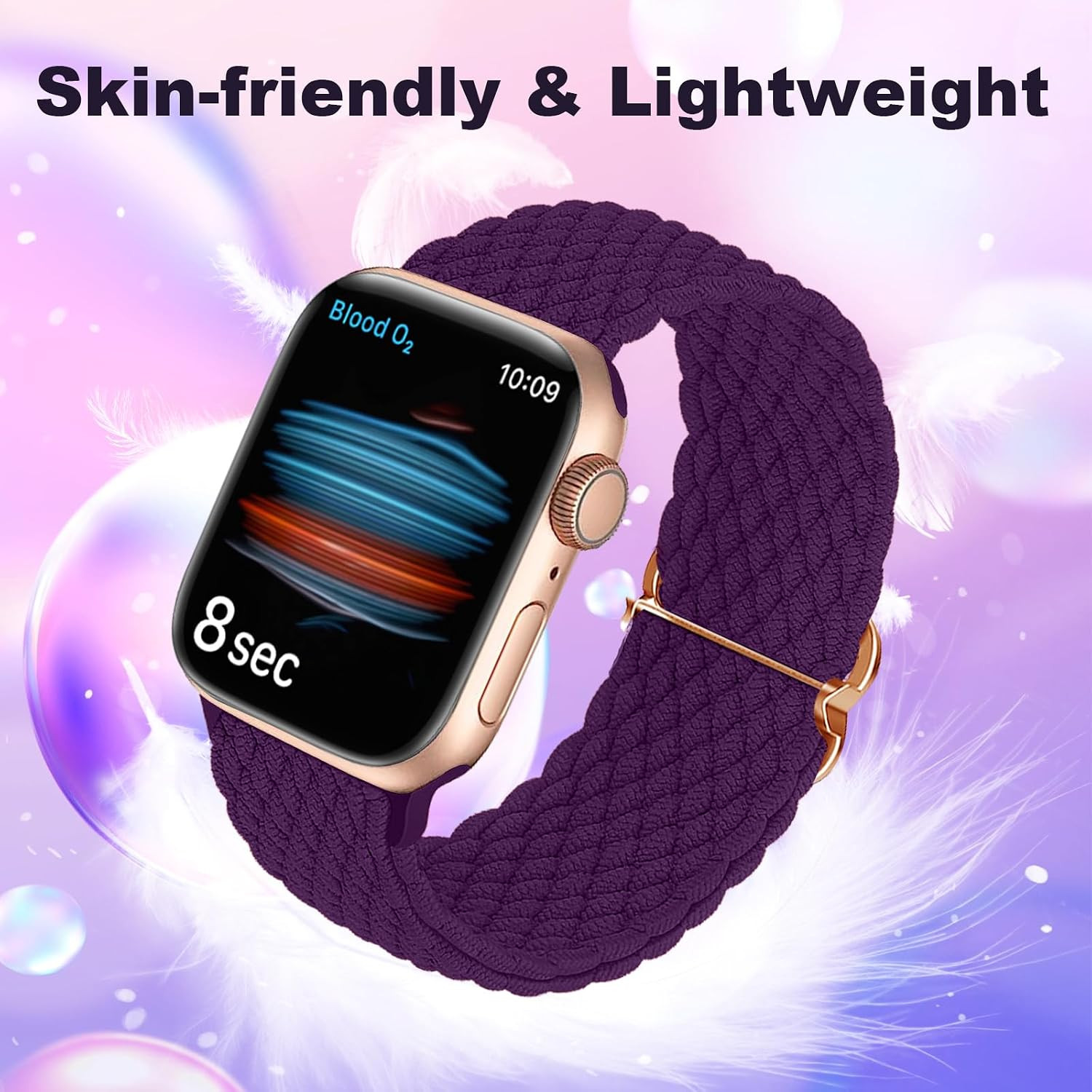 Stretchy Band Compatible with Apple Watch Bands 38/40/41/42/44/45/46/49Mm | Spor