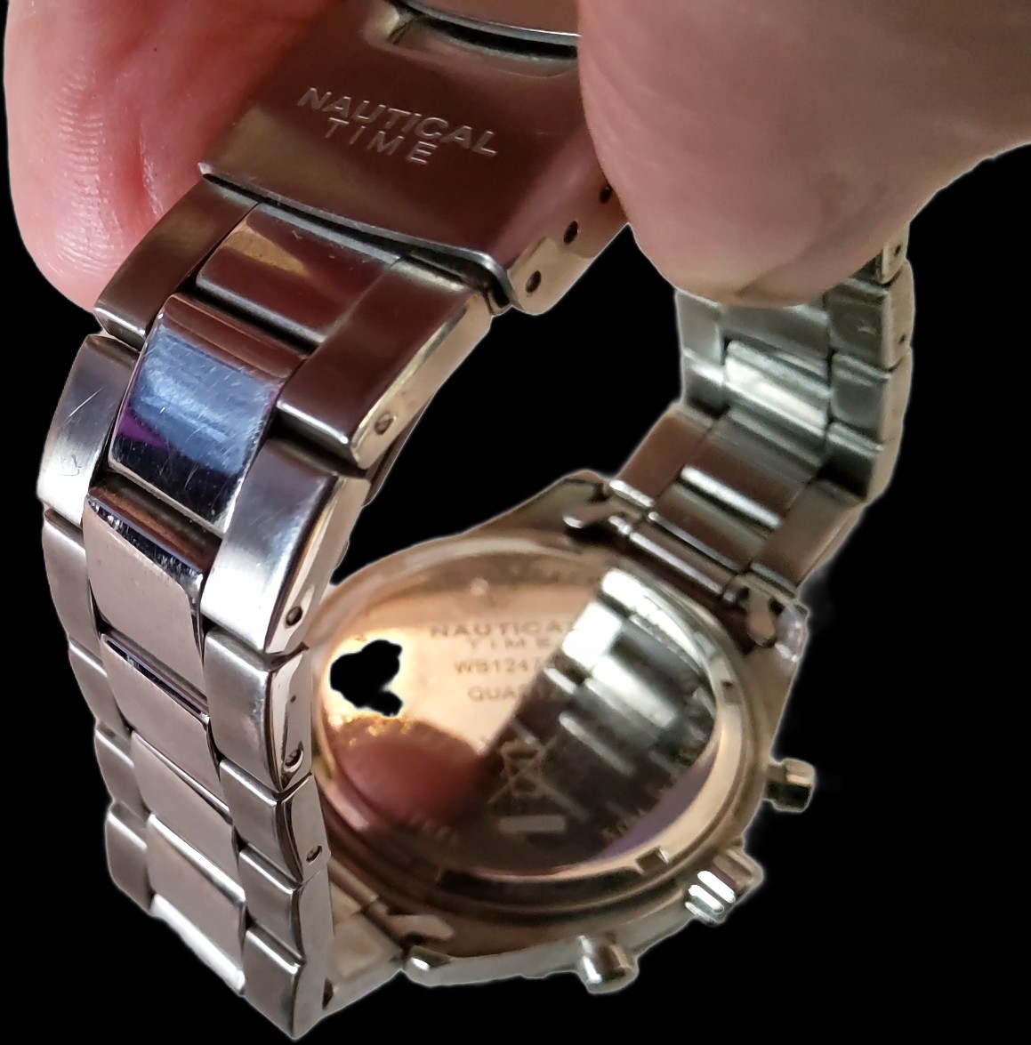 Excellent Quality Made Pre-owned Nautical Time Mens Sports Designer Wristwatch