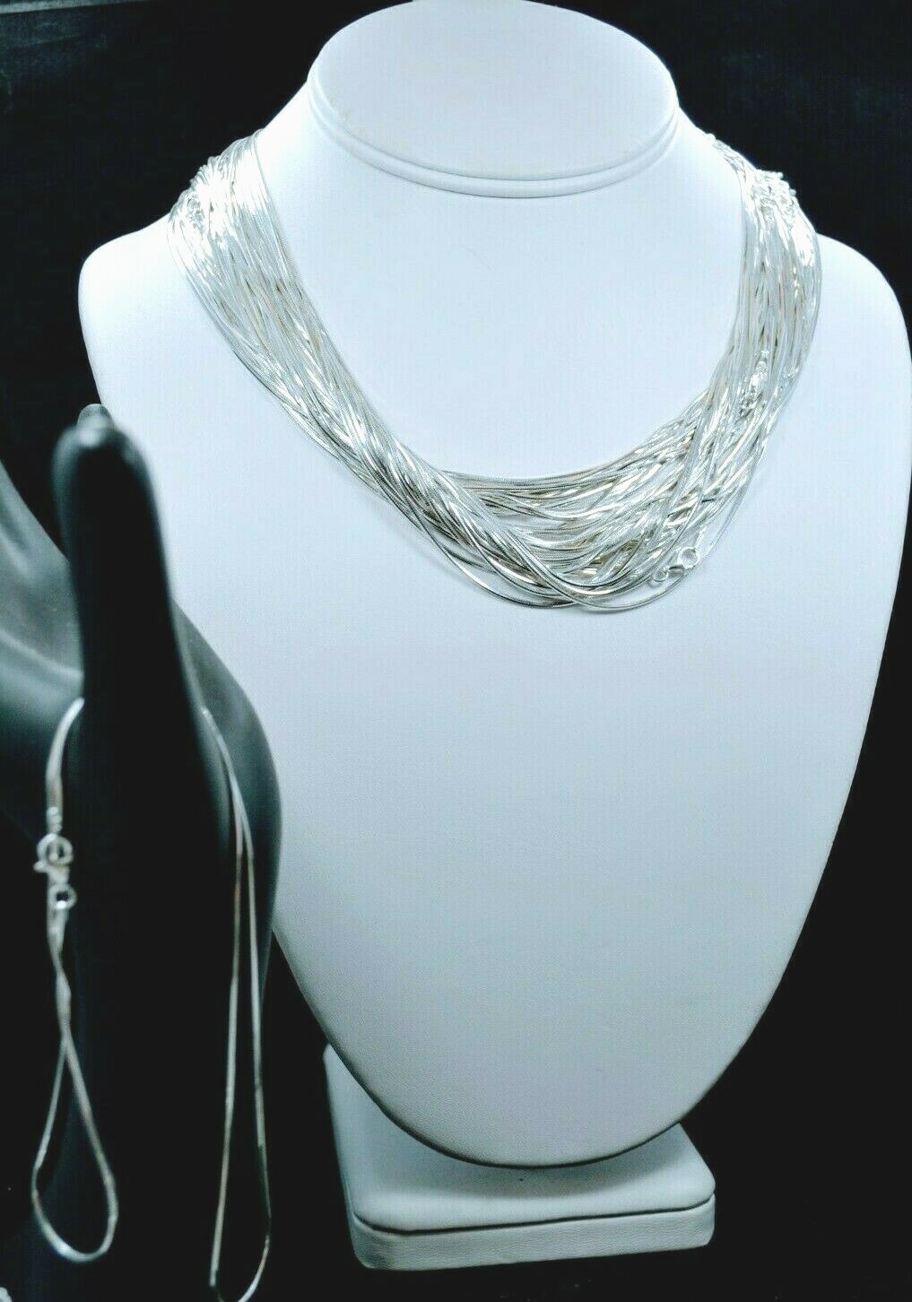 Sterling Silver- .925 – 8 Sided Snake Chain in 14″,16″,18″,20″,22″,24″,30