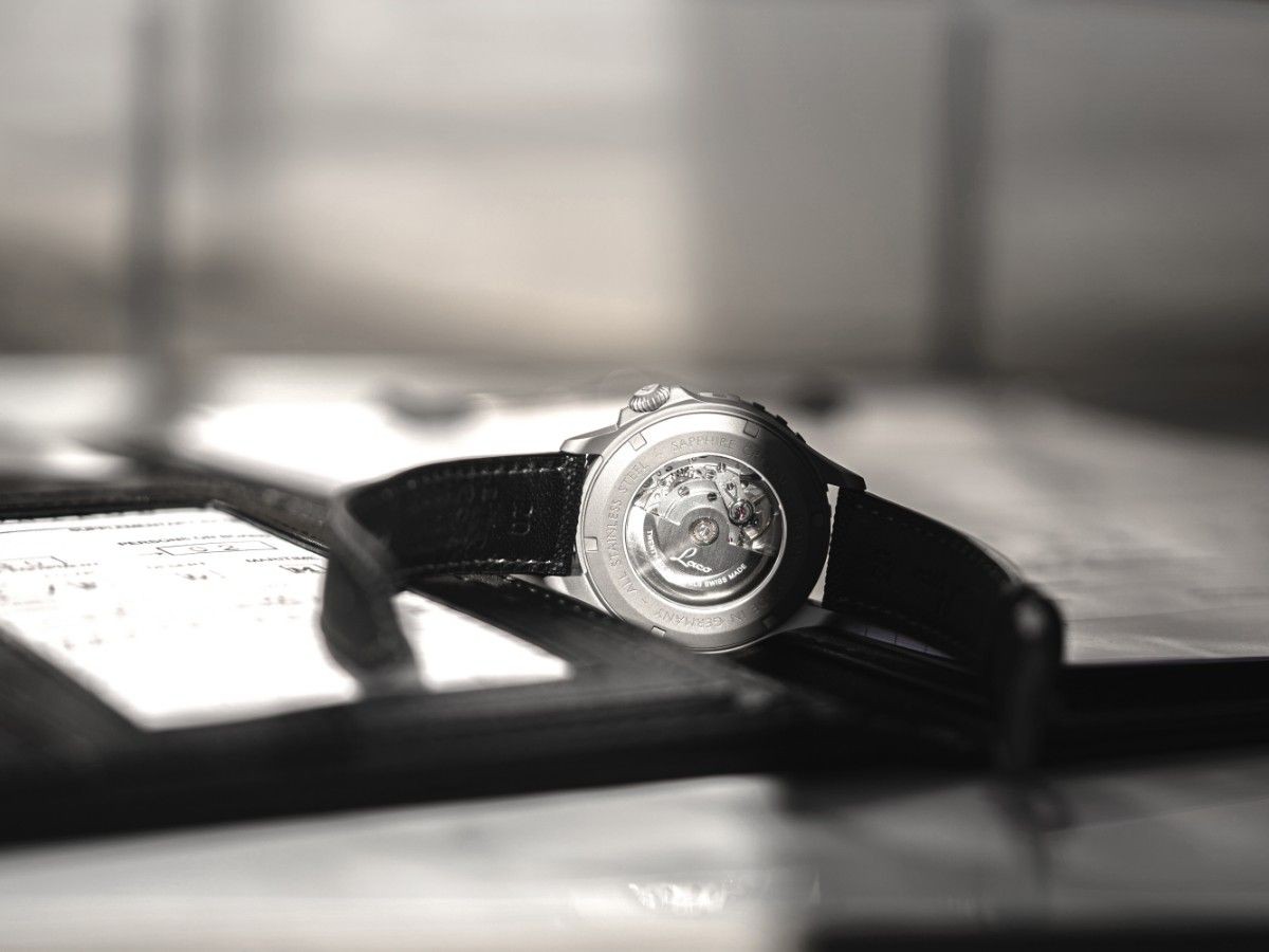 Laco 862192 Koln Grau Pilot Watch Special Models Dark Sandblasted Automatic