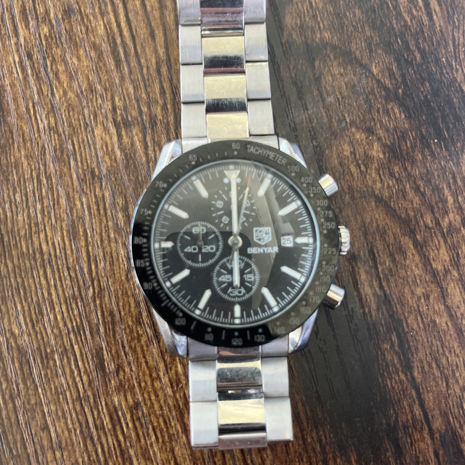 BENYAR Classic Fashion Quartz Chronograph Watch Casual Sport 30M Waterproof