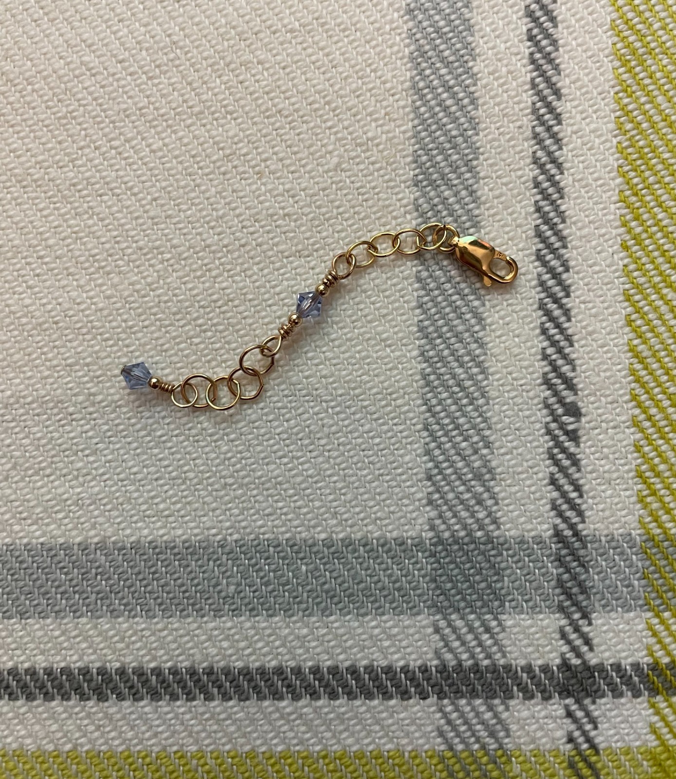 14 Karat Gold Filled 2.25 Inch Medium Duty Extender lobster claw Clasp
