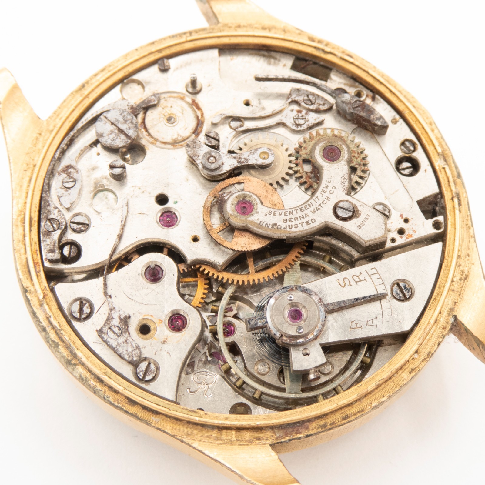 Partial Vintage Haste / Berna / Valjoux Caliber 22 Chronograph Wristwatch, Parts