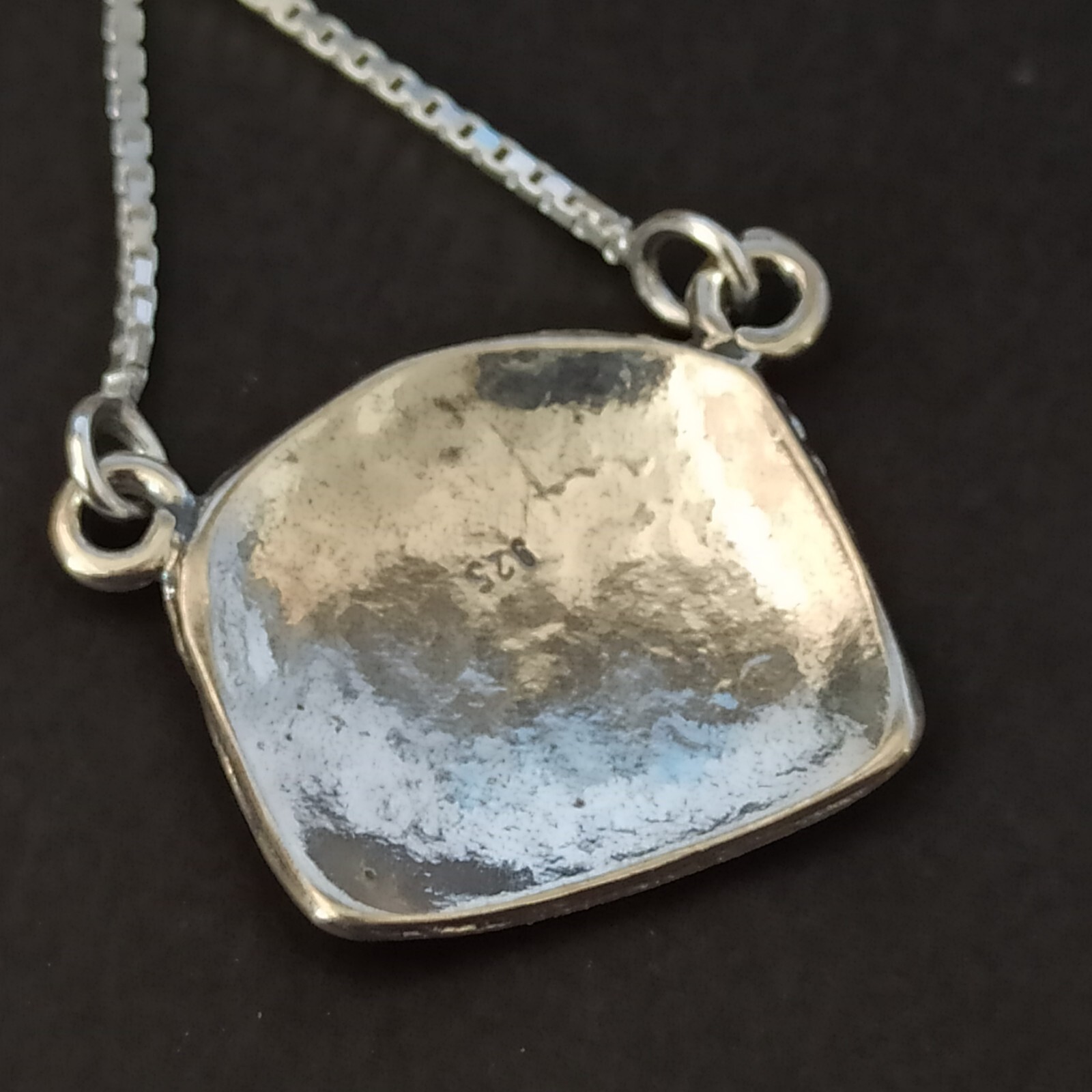 Vintage Star of David Necklace 90s Israel Artisan Silver 925 Judaica Gift Box 19