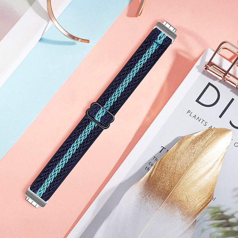 For Fitbit Inspire 3/HR/Inspire 2 Watchband Elastic Woven Nylon Sport Band Strap