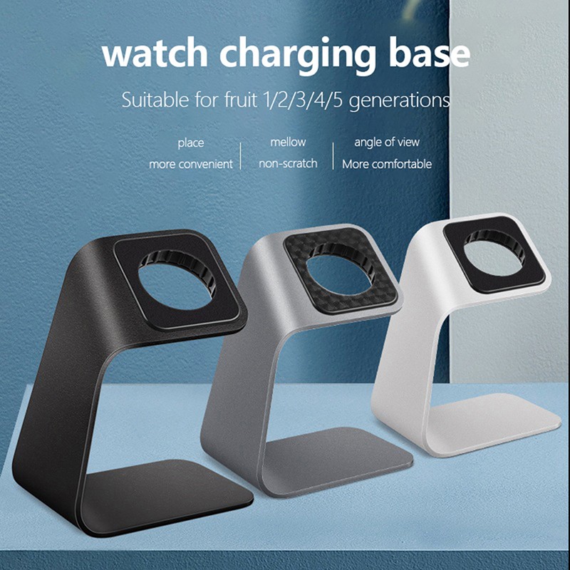 1Pc Aluminum Alloy Charger Stand Holder for Watch Charging Cradle Stand Station