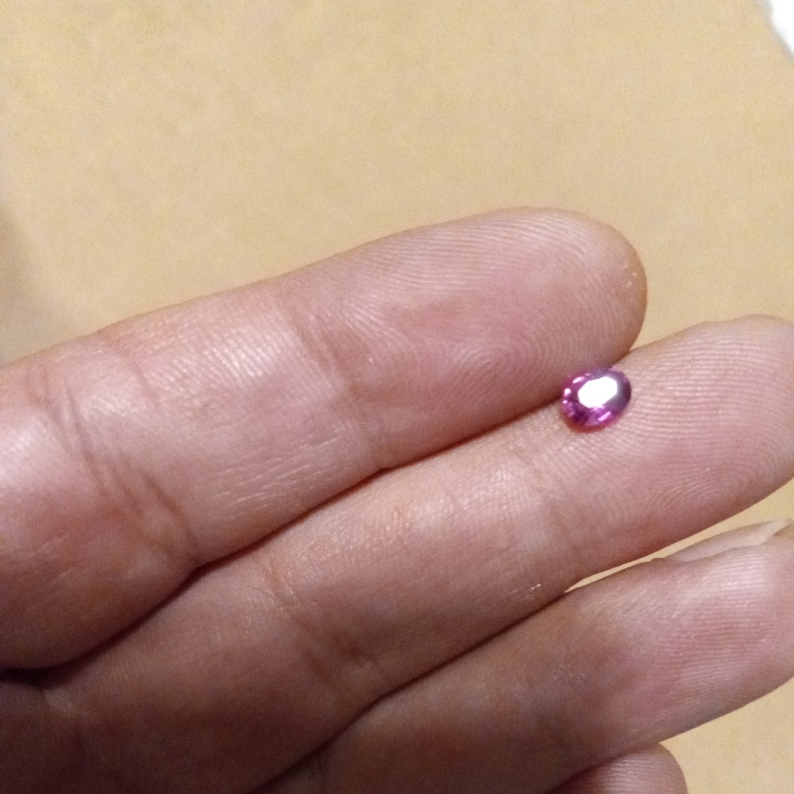 .57 ct natural purplish pink sapphire unheated oval shaped gorgeous 😍